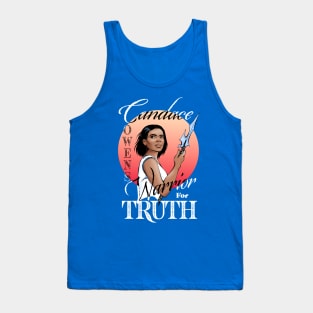 Candace Owens - Warrior for Truth, color for dark fabric Tank Top